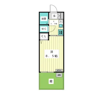 セントフロー【1階】の間取り