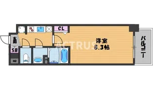 大阪府大阪市東住吉区北田辺3【マンション】の間取り
