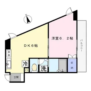 トーレタケダ【3階】の間取り