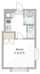 オレンジハウス【1階】の間取り