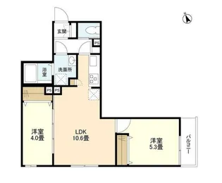 東京都北区田端3【マンション】の間取り