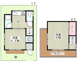 埼玉県越谷市大字平方【一戸建】の間取り