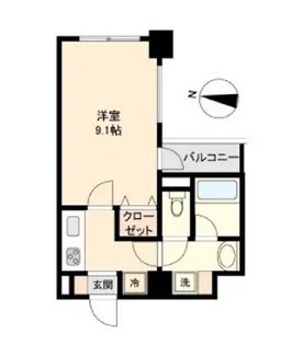 ガーネットヒルズ上杉【2階】の間取り