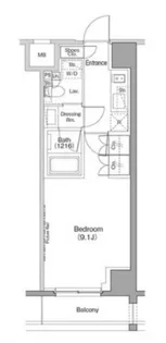 ザパークハビオ恵比寿プレイス【3階】の間取り
