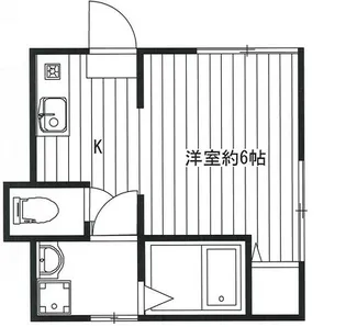 東京都中野区白鷺2【アパート】の間取り