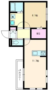シャンポール【1階】の間取り
