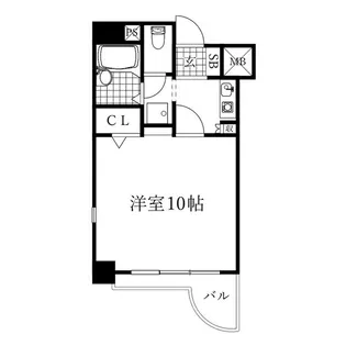 第12プロスパー中村【6階】の間取り