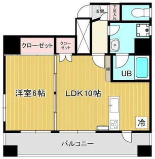 シャローグラス【6階】の間取り