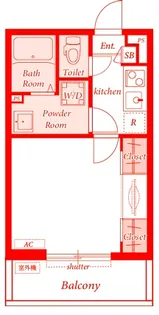 リブリ・サニープレイス新子安【3階】の間取り