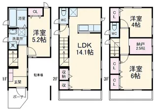 埼玉県川口市芝下1【一戸建】の間取り