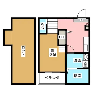 ルノンキュール【1階】の間取り