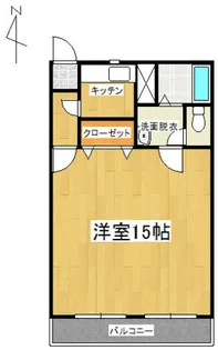 ブールバール【3階】の間取り