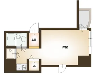 パークピア下山手【6階】の間取り