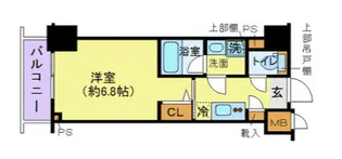 ZOOM横濱EAST【4階】の間取り