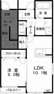 プラントスクエアC【1階】の間取り