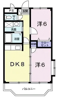ひまわり【3階】の間取り