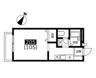 東京都足立区西新井本町1【アパート】の間取り