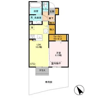 ディアコート五井【2階】の間取り