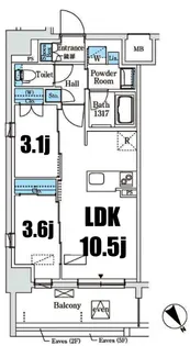 エル・セレーノ横浜【5階】の間取り