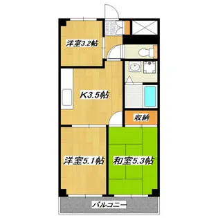 柴又第2STマンション【4階】の間取り