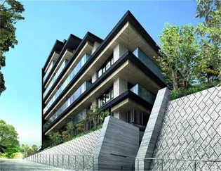 東京都港区元麻布1【マンション】の外観