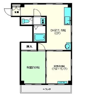 池田マンション【1階】の間取り