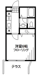 モンシャトー中野南【1階】の間取り