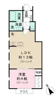 デザインメゾン松原【1階】の間取り