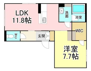 クレスティーク【1階】の間取り