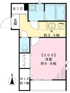 エスパシオフェリス【2階】の間取り