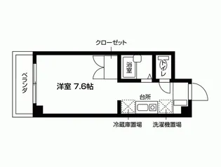 メゾン・アリュール蛍池【3階】の間取り