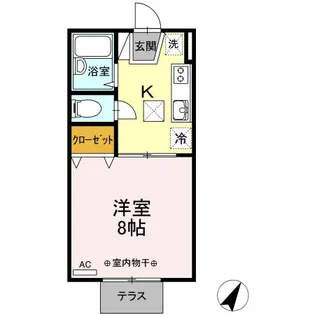 エクレール【1階】の間取り