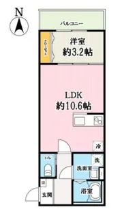 (仮称)キャメル蒲生4【3階】の間取り