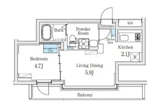 Fika池袋【5階】の間取り