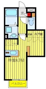 ブランミュールII【2階】の間取り