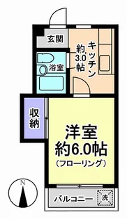 コーポ1パット【2階】の間取り