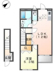 ステーション1【2階】の間取り