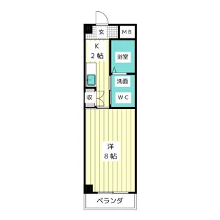 SPACE T【6階】の間取り