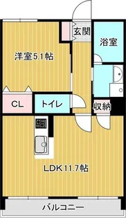 レークサイド泉中央【4階】の間取り