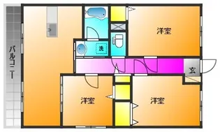 風の谷【2階】の間取り