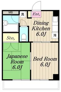 ホワイトヴィラ中央【1階】の間取り