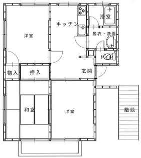 三水ハイツ【1階】の間取り