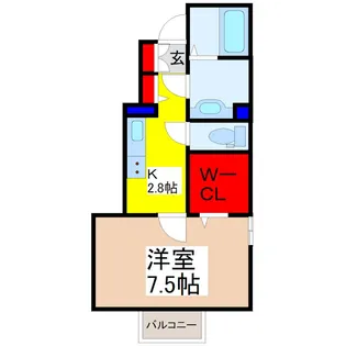 フレール【1階】の間取り