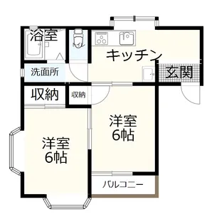 ハイツシンフォニー【1階】の間取り