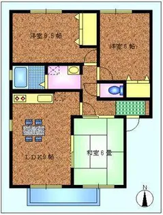 SUNRISE【1階】の間取り