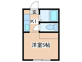 カルツールタマガワ【2階】の間取り