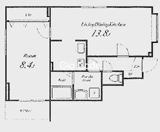 日比谷パティオ【1階】の間取り