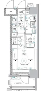 ベルグレード川崎AZ【2階】の間取り