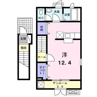 メリオル【2階】の間取り