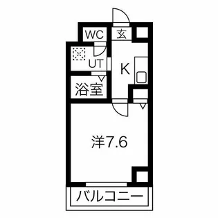 T s新生(ティーズシンセイ)【3階】の間取り